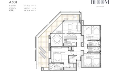Bloom Floorplan A301
