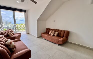Santamar Akumal Penthouse with Sea Views and Private Rooftop Terrace