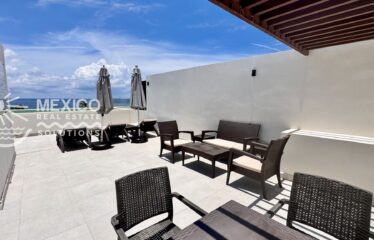 Santamar Akumal Penthouse with Sea Views and Private Rooftop Terrace