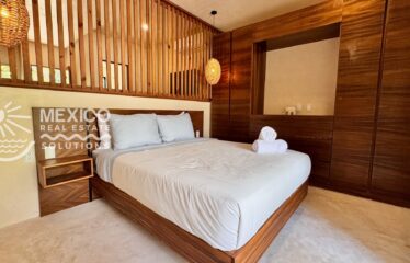 Studio Condo for Sale in La Veleta Tulum with Chukum Soaker Tub and Rooftop Lounge Space