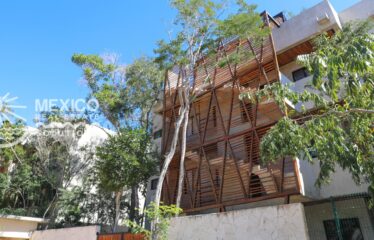 Studio Condo for Sale in La Veleta Tulum with Chukum Soaker Tub and Rooftop Lounge Space