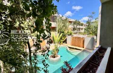 Studio Condo for Sale in La Veleta Tulum with Chukum Soaker Tub and Rooftop Lounge Space