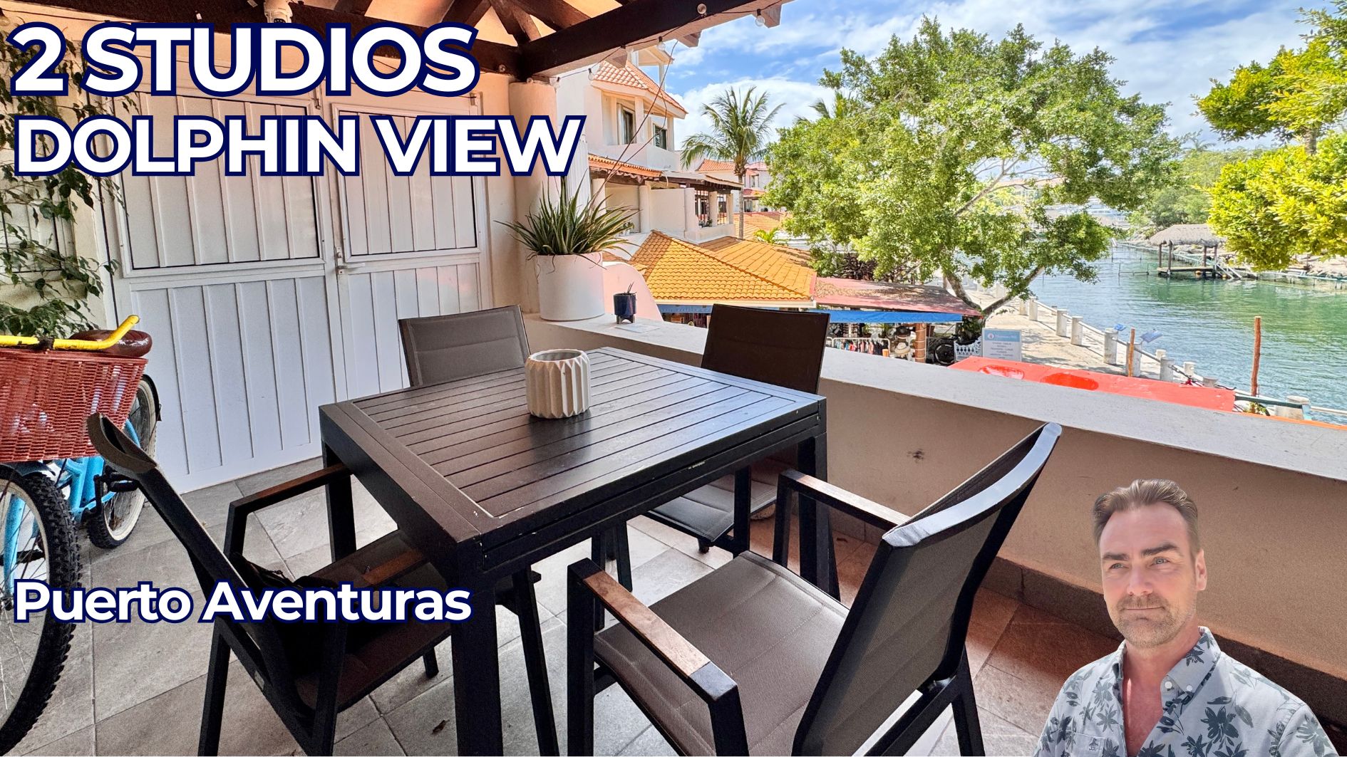 Dolphin View Studios in Puerto Aventuras, 2 Turnkey Airbnb Studios
