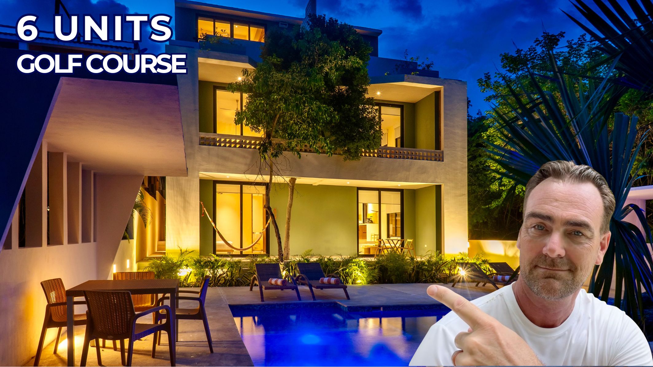 Multi-Unit Investment Building on the Golf Course in Puerto Aventuras