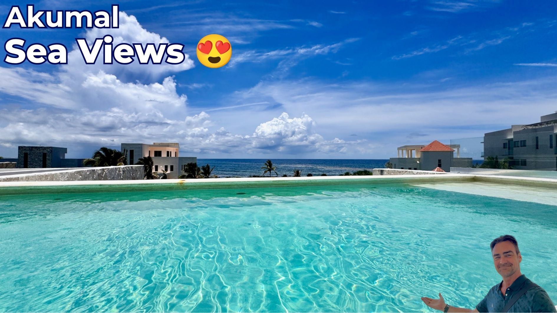 Santamar Akumal Penthouse with Sea Views and Private Rooftop Terrace