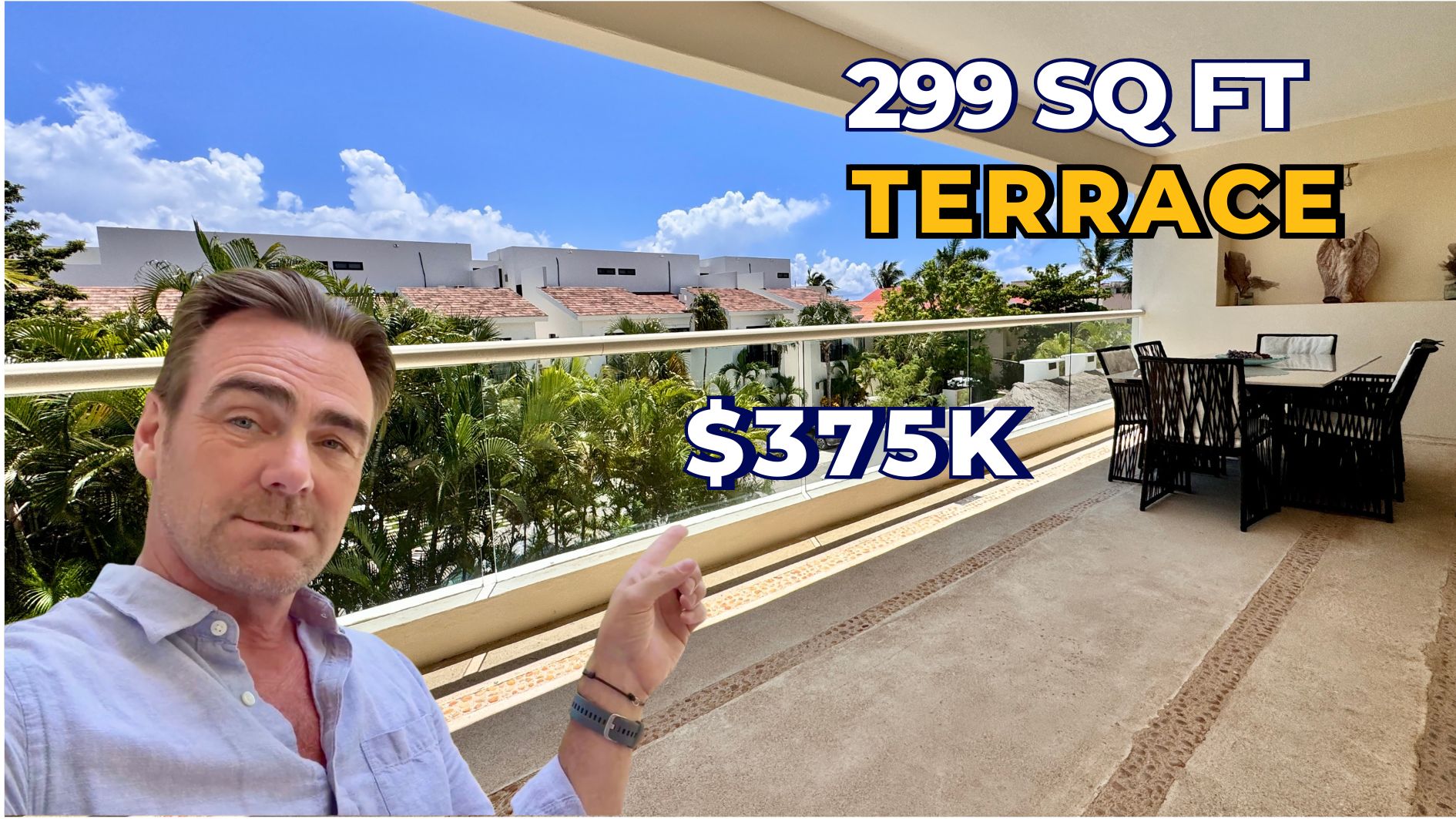 Turnkey 2-Bedroom Condo with Huge Terrace in Puerto Aventuras