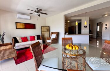 Turnkey 2-Bedroom Condo with Huge Terrace in Puerto Aventuras