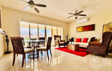 Turnkey 2-Bedroom Condo with Huge Terrace in Puerto Aventuras