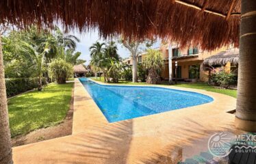 Villa Pelicanos Puerto Aventuras – 3 Bedroom Townhome w/ Solar Panels